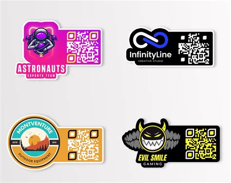 Custom QR Code, QR Code Stickers, Custom Sticker, Personalized Stickers ...