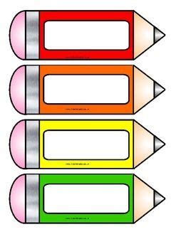 Free Printable Pencil Board Accents | Classroom labels, Classroom ...