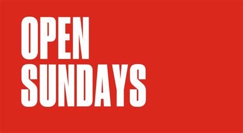 OPEN SUNDAYS - Events | Westfield Garden State Plaza