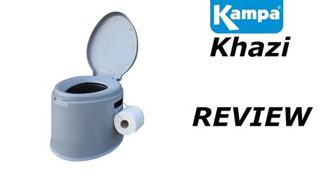 Kampa Khazi Portable Camping Toilet - YouTube