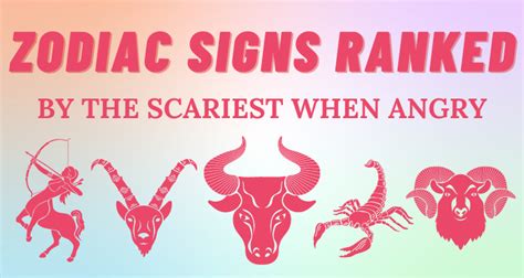 The Scariest Zodiac Signs When Angry Ranked | So Syncd