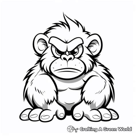 Grumpy Monkey Coloring Pages - Free & Printable!