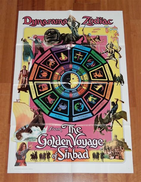 ORIGINAL MOVIE POSTER THE GOLDEN VOYAGE OF SINBAD 1973 FOLDED ONE SHEET ...