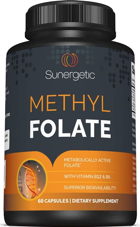 Buy Premium Methyl Folate Supplement – Methyl Folate Capsules with ...