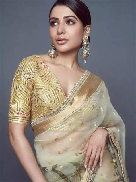 Samantha Ruth Prabhu is a sight to behold in sarees | TOIPhotogallery