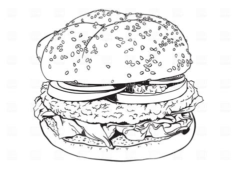 Free Hamburger Outline Cliparts, Download Free Hamburger Outline ...