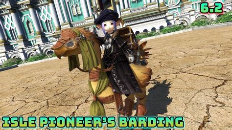 Isle pioneer barding ffxiv