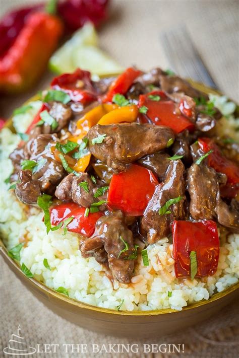 Spicy Slow Cooker Beef & Bell Pepper Let the Baking Begin!