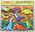 Amazon.com: Melissa & Doug Dinosaur Chunky Puzzle: Melissa & Doug: Toys & Games