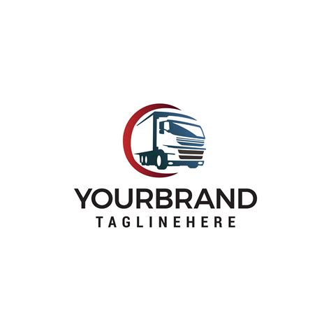 truck Transportation logo design concept template vector 590350 Vector Art at Vecteezy