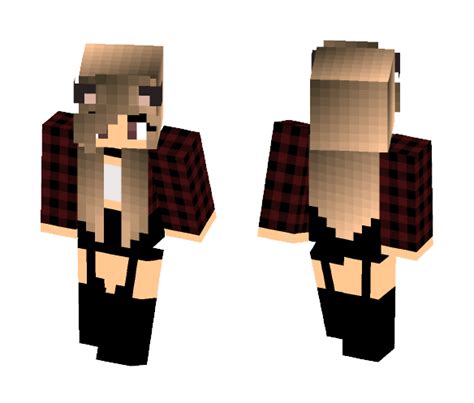 Download really cute cat girl Minecraft Skin for Free. SuperMinecraftSkins