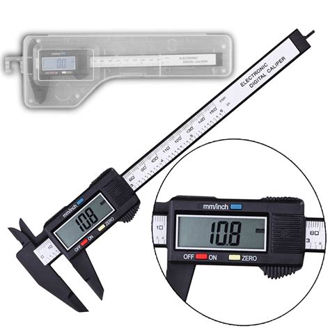 Digital Caliper, 0-6" Calipers Measuring Tool - Electronic Micrometer ...