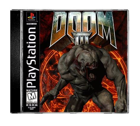 DOOM III FOR THE PS1 PlayStation Box Art Cover by ThyRedSkull