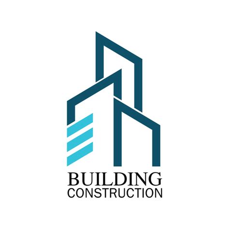 Building construction logo vector free download