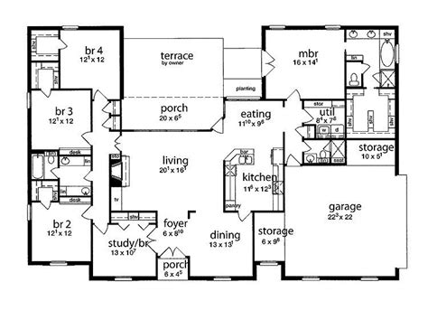 Luxury 5 Bedroom Bungalow House Plans - New Home Plans Design