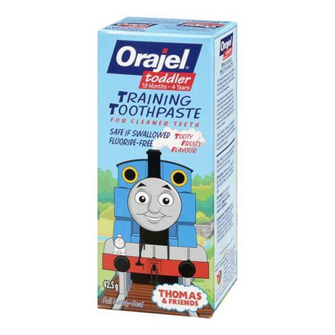 Orajel Toddler Training Toothpaste - Thomas & Friends - Tooty Fruity - 42.5g | London Drugs