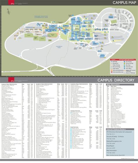 Sfu Burnaby Campus Map - Map Of Stoney Lake