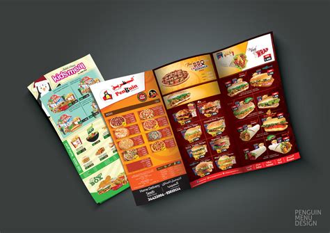 Penguin menu design by nabeelIbnHassan on DeviantArt