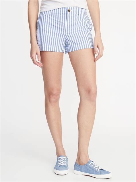 Mid-Rise Twill Everyday Shorts for Women - 3 1/2-inch inseam | Old Navy | Old navy, Chic pants ...