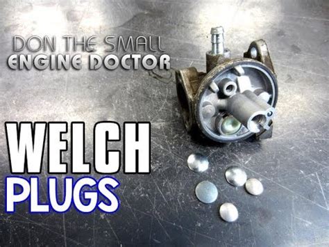 HOW-TO Replace Carburetor Welch Plugs - YouTube