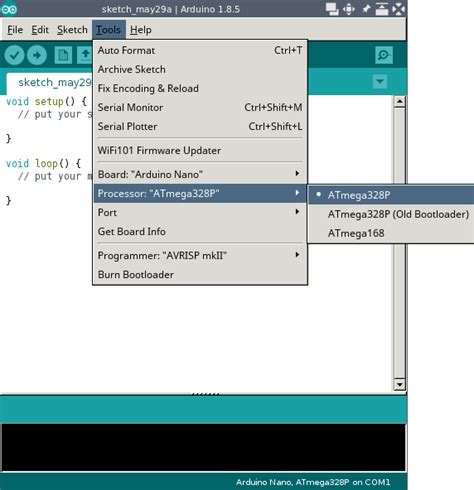 uploading - Set avrdude transfer baud rate in Arduino IDE - Arduino Stack Exchange