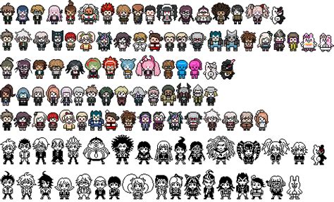 New Flair Ideas: All Official Danganronpa Pixel Sprites in PNG ...