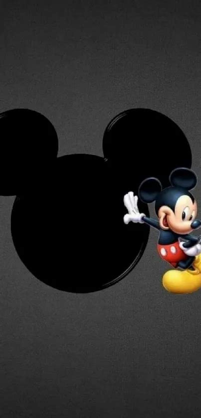 Mickey Mouse Minimalist Wallpaper - free download