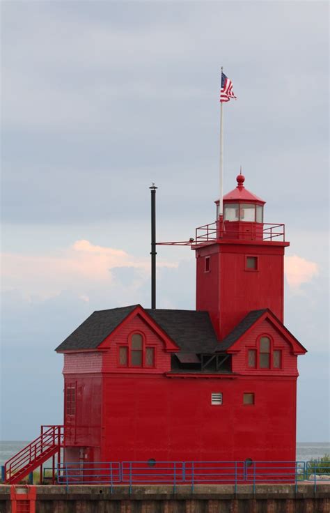 Photo by Rhonda Terryah Lighthouse in Holland, Michigan | Lighthouse, Cruise offers, Harbor lights