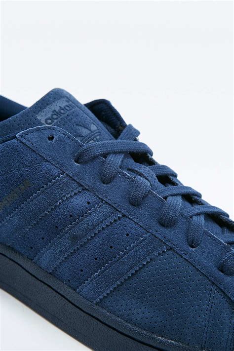 Adidas Originals Superstar Navy Suede, 53% OFF