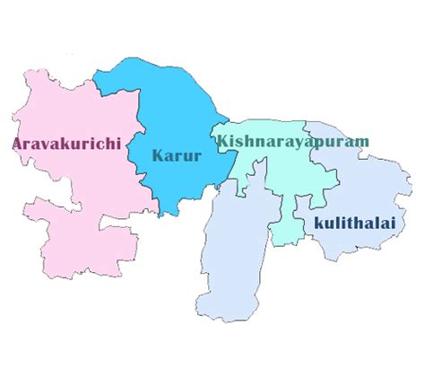 Karur Taluks,Karur Revenue Villages,Karur Revenue Divisions,Corporation & Municipalities,,Karur ...