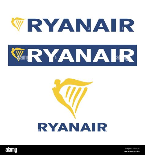 European low cost Ryanair Airline logos vector Stock Vector Image & Art - Alamy