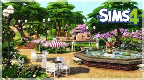 WILLOW CREEK PARK | The Sims 4 Speedbuild | No CC - YouTube