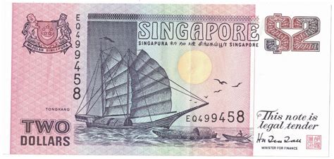 Old Singapore Dollar Banknotes