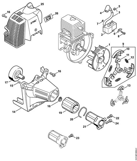 Exploring the Detailed Parts Diagram of Stihl FC 96 Edger