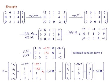 PPT - III. Reduced Echelon Form PowerPoint Presentation, free download - ID:4815332