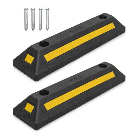 Buy TODOKI Garage Parking Blocks for Vehicles - 2 Pack Heavy Duty ...