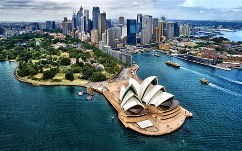 Sydney's Harbor Splendor: HD Wallpaper of the Botanical Gardens and ...