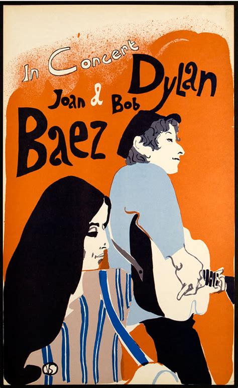 Bob Dylan – Joan Baez – 1965 Concert Poster