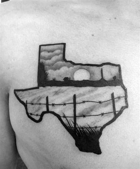 70 Texas Tattoos For Men - Lone Star State Design Ideas