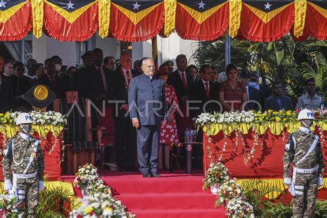 UPACARA PERINGATAN RESTORASI KEMERDEKAAN TIMOR LESTE KE 20 | ANTARA Foto