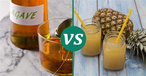 Pineapple Juice vs Agave Syrup: Nutrition Showdown