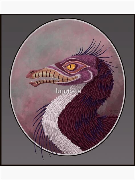 "Feathered Theropod " Poster by lunulata | Redbubble