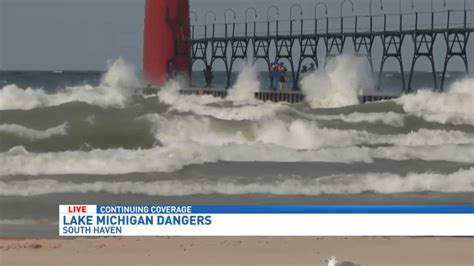 Dangerous waves, rip currents lead officials to post red flag warnings ...