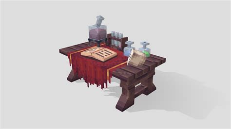 Alchemy Table - 3D model by Angelo (@angelopoly) [9e9a1c6] - Sketchfab