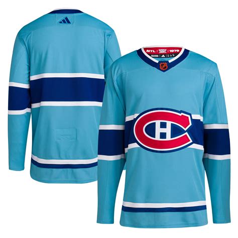 Montreal Canadiens adidas Reverse Retro 2.0 Authentic Blank Jersey ...