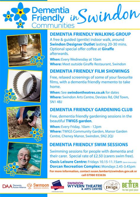 New Dementia Friendly Activities - Chiseldon Parish Council