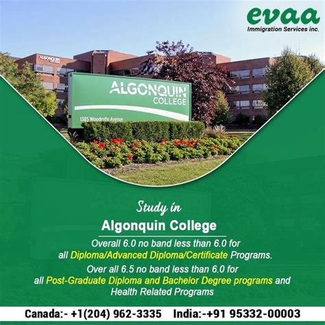 Algonquin College | Algonquin college, Canada, Graduate program