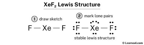 XeF2 Lewis structure - Learnool