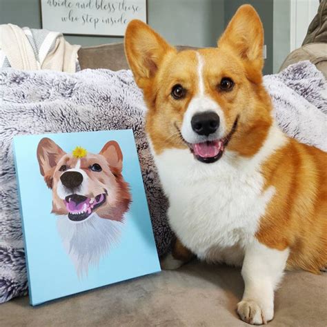 Custom Pet Portrait Canvas | Printy Pets