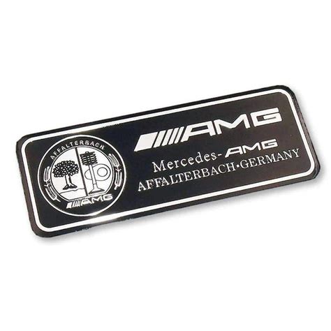 Black mercedes amg affalterbach-germany badge emblem 80mm x 30mm | Fruugo PH